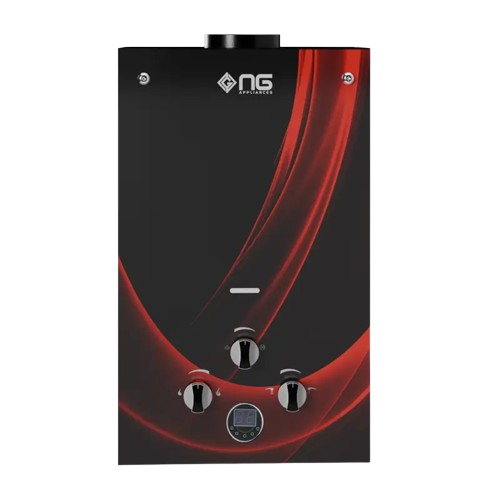 Nasgas Crystal Red DG-L10 Geyser 10 Litre