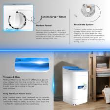 NASGAS NGD-201 Glass Top Spin Dryer 8KG